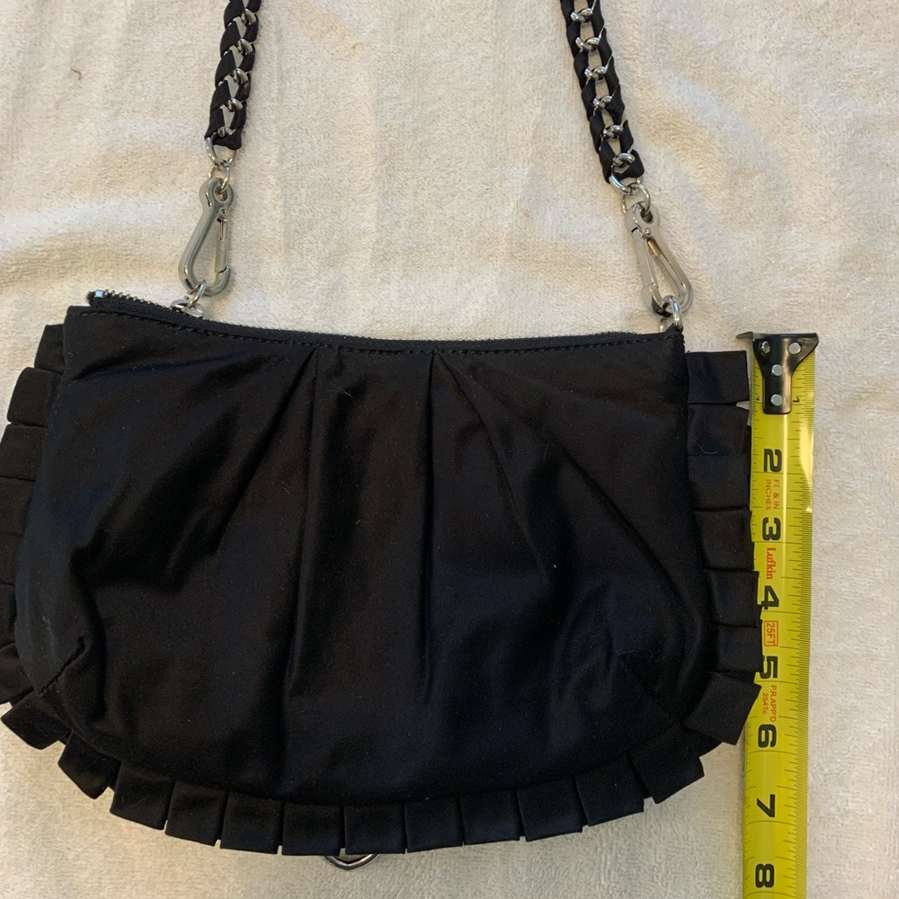 Bebe Satin Ruffle Bag - Picture 13 of 16